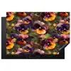 Warm - Patroon - Penseel - Viooltjes Inductie beschermer vinyl 3mm klein 276 -3d