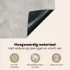 Grijs - Beton - Industrieel Inductie beschemer met haakjes klein 777 -ky-onderkant-nl