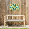 Citroen - Bloemen - Bruisend - Water Tuinposter op houten frame 2 cm dik klein 845 -sfeer4