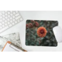 Dahlia - Bloem - Natuur - Sfeervol muismat rubber klein -witbureau