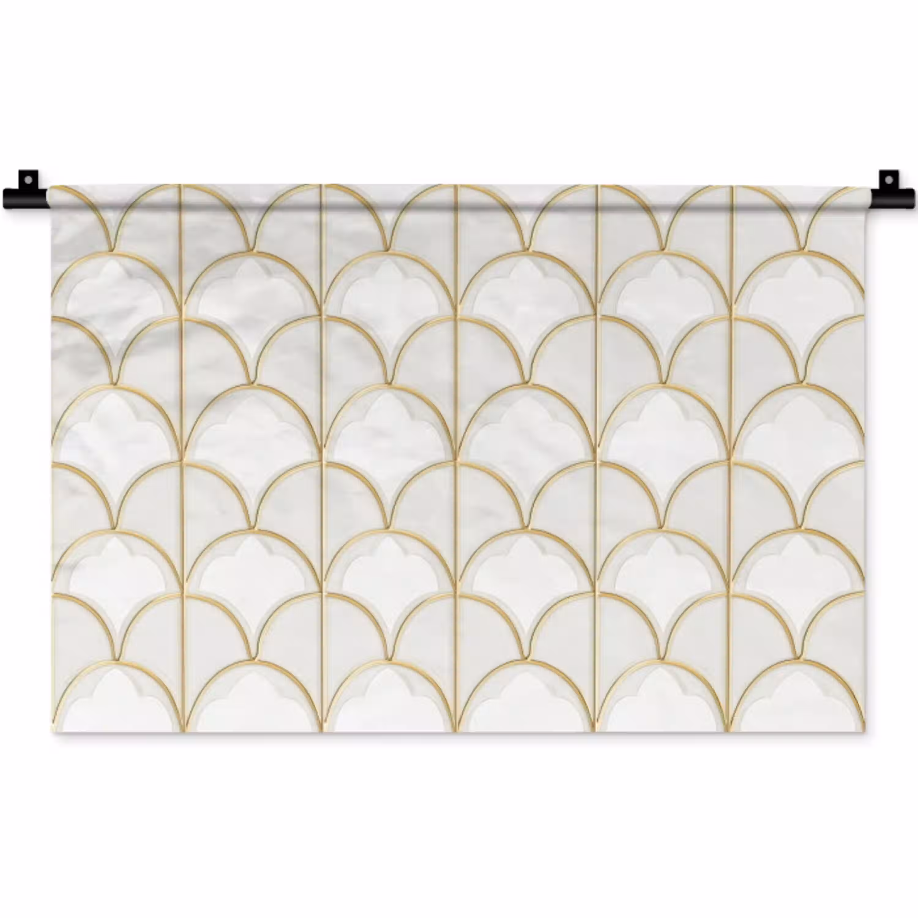 Mozaïek - Bogen - Goud Wandkleed katoen klein 269 -zz3d