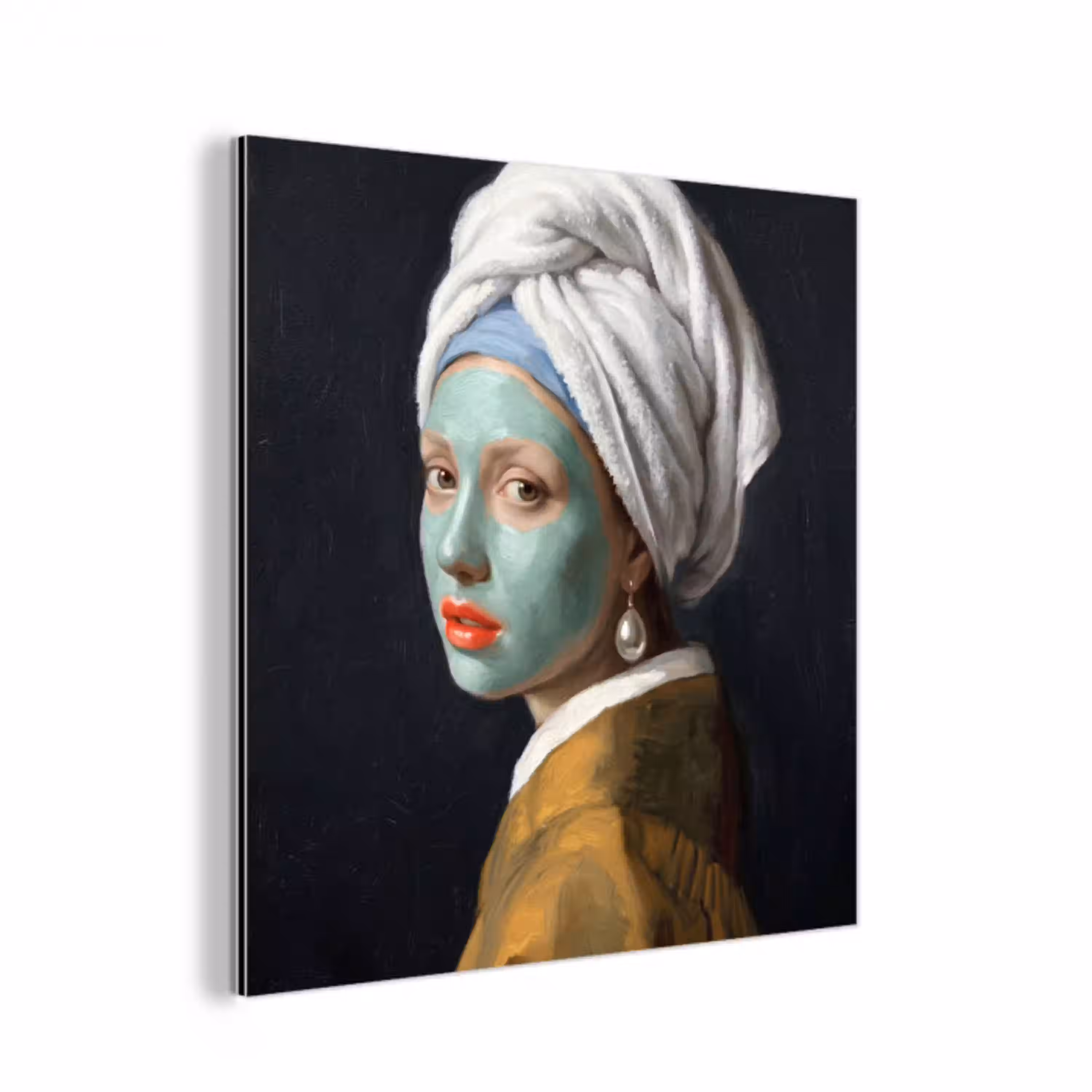 Iconisch - Modern - Kleurrijk aluminium wit klein -3d