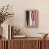 Kleurbanen - Verticaal - Kleurrijk Light Box met kabel (Tafellamp) klein -sfeer2