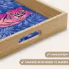 Tijger - Roze - Bladeren - Jungle Dienblad Rechthoek middel -USP_HandgreepNL