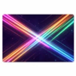 Kruisen - Lasterstralen - Neon Placemat vinyl groot -zzsfeer1_Kitchenyeah-website