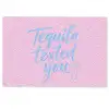 Tequila texted you - Roze - Blauw Deurmat klein -zkaufland3d
