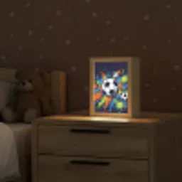 Sport - Ballen - Kleurrijk Light Box met kabel (Kinderlampje) klein -sfeer1_kind