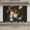 Stilleven met bloemen in een glazen vaas - Schilderij van Jan Davidsz. de Heem keuken achterwand spatscherm klein -3d_website