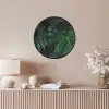 Monstera - Bladeren - Tropisch - Jungle Fotolijst rond zonder passe partout klein -sfeer3