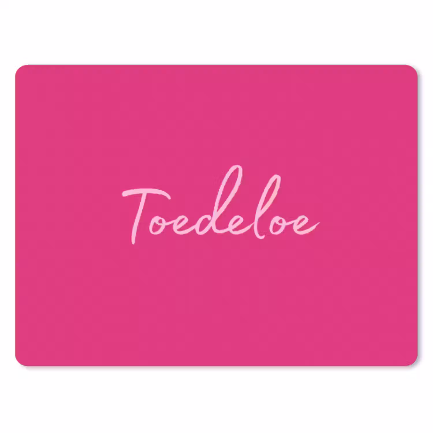 Muismat - Toedeloe - Roze