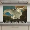 De bedreigde zwaan - Schilderij van Jan Asselijn keuken achterwand spatscherm klein -3d_website