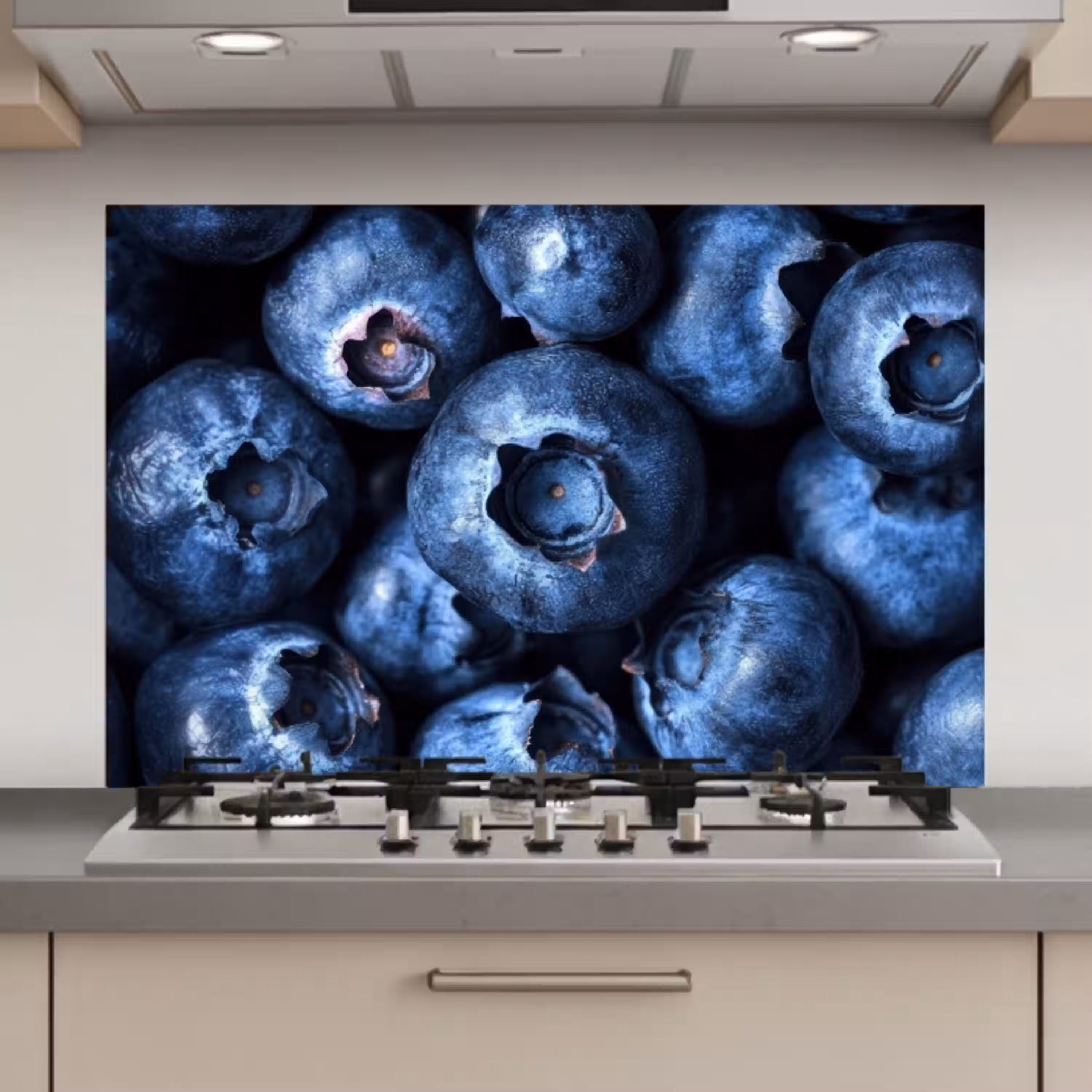 Bessen - Blauw - Fruit keuken achterwand spatscherm klein -3d_website