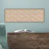 Paisleymotief - Wit - Bloemen - Geel canvas 2cm klein 828 -sfeer4