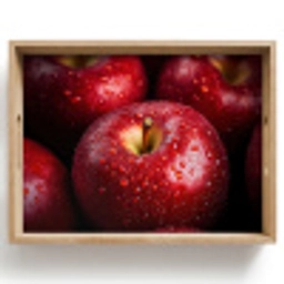 Rood - Appels - Fruit Dienblad Rechthoek middel -z3d_shopping