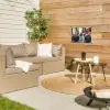 Stad - Mensen - Astronaut - Wit tuinposter los doek klein -sfeer4