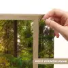 Bos - Pad - Bomen - Groen - Zon - Natuur Light Box met batterij (Wandlamp) middel -USP_websiteprintNL