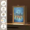 Skyline Toronto - Water - Stadslichten - Toren Light Box met kabel (Tafellamp) klein -USP_websiteoverzichtDE