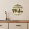 Hout - Keukengerei - Stilleven - Tegels KitchenYeah - Keuken - Wandcirkel Forex klein -sfeer3