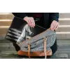 Paard - Hout - Schaalbord - Zwart laptophoes neopreen klein -tas