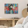 Graffiti - Vintage - Jongen - Street art - Neon - Banksy PET vilt klein -sfeer3