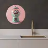 Kauwgom - Retro - Snoep - Roze KitchenYeah - Keuken - Wandcirkel Forex klein -sfeer1