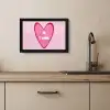Hart - Frans - Valentijn - Roze KitchenYeah - Keuken - Fotolijst klein -sfeer2