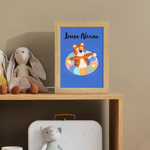 Tijger - Zwemband - Water Light Box met kabel (Kinderlampje) klein -sfeer2_kind