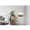Marmer - Goud - Bruin - Textuur - Marmerlook textielposter latten blank klein -woonkamer