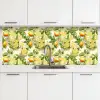 Citroen - Drankje - Glas - Munt keuken achterwand 2 middel 871 -3d