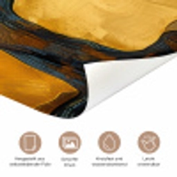 Boom - Levensboom - Abstract - Goud deurposter klein -tcloseup_DE