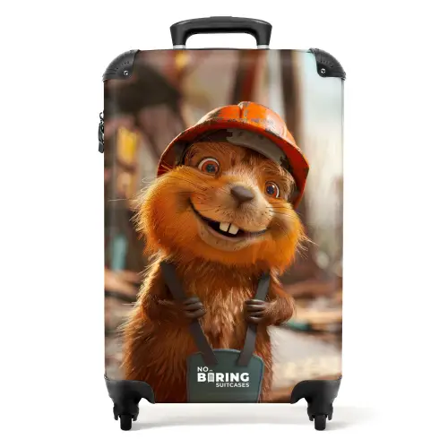 Bertus Bouwbever NBS - Handbagage koffer - Unisex middel -productfoto_recht