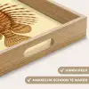 Strepen - Vis - Rond - Stekels Dienblad Rechthoek middel -USP_HandgreepNL