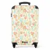 Koraal patroon kleurrijk NBS - Handbagage koffer - Kinderen Unisex middel -productfoto_recht
