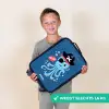 Piraten octopus met een hoed Kinderkoffer - Zwart klein -sfeer4_NL