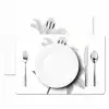 Lelies - Elegant - Zwart - Wit Placemat vinyl groot -zzsfeer2_Kitchenyeah-website