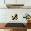 Ovaal - Olijfgroen - Simpel keuken achterwand spatscherm klein -sfeer2
