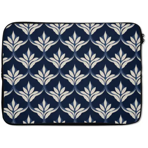 Modern - Ontwerp - Blauw laptophoes neopreen klein 279 -zkaufland3dotto