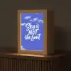Sky is not the limit - Blauwe lucht - Wolken Light Box met kabel (Tafellamp) klein -z3d_website