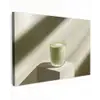 Matcha - Glas - Groen - Minimalistisch canvas 2cm klein -z3d