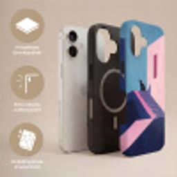 Astronaut - Neon - Roze - Wolken Toughcase MagSafe Apple iPhone 17 klein -USP_Lagen_DE