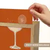 Cocktail - Oranje - Zomer - Quote Light Box met kabel (Wandlamp) klein -USP_websiteprintNL