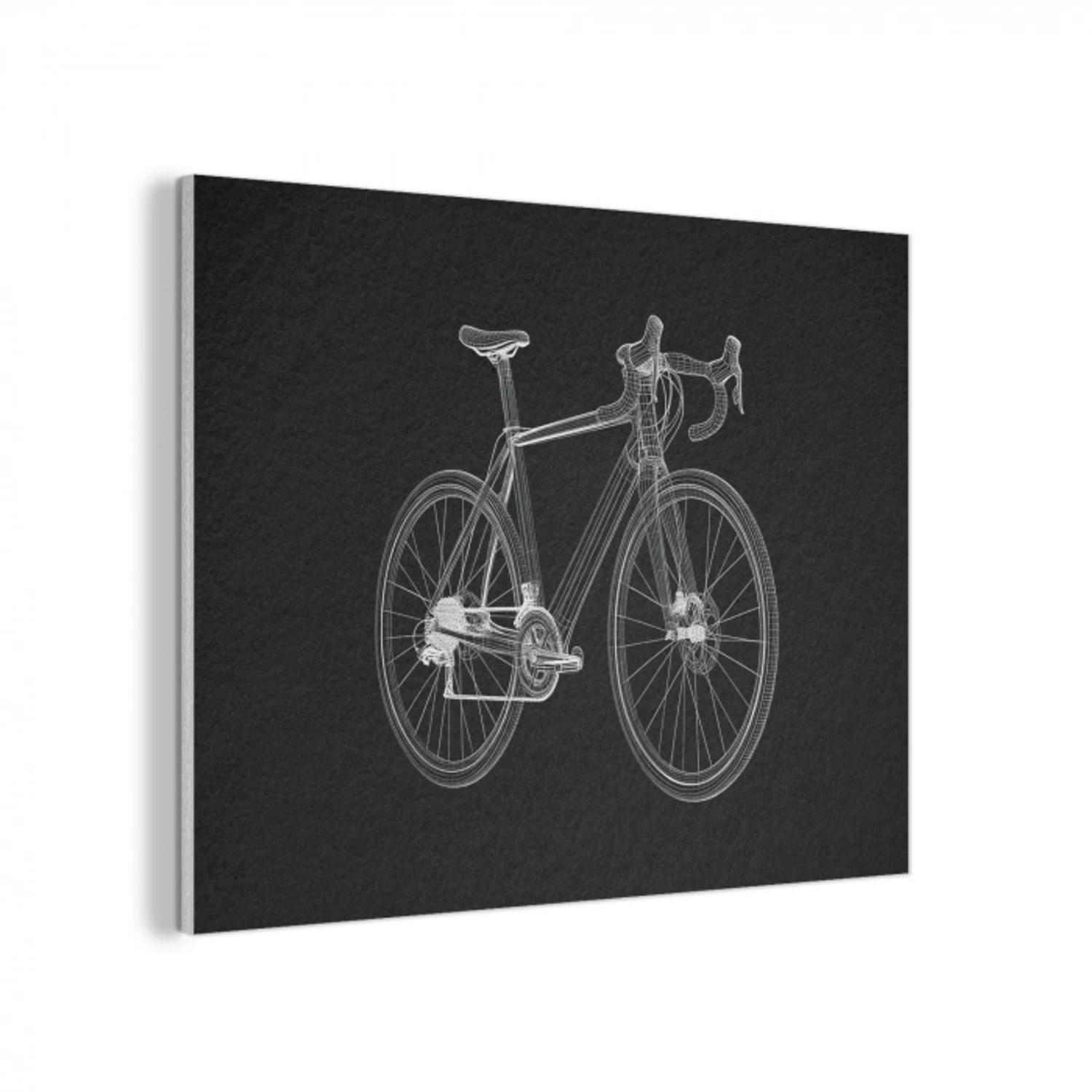 Lijnen - Illustratie - Wit PET vilt klein -3d