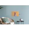 Zonnebril - Kat - Sjaal - Bloemen Muursticker klein -plant