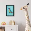 Dinosaurus - Blauw - Zonnebril fotolijst zwart zonder passe partout klein -usfeer4_kinderkamer