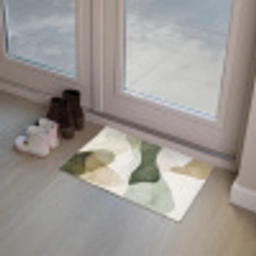 Japandi - Abstract - Groen Deurmat klein -sfeer3