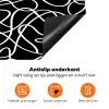 Lijnen - Kronkelend - Vloeiend Inductie beschermer vinyl 3mm klein 276 -zzzzzzz-td-onderkant