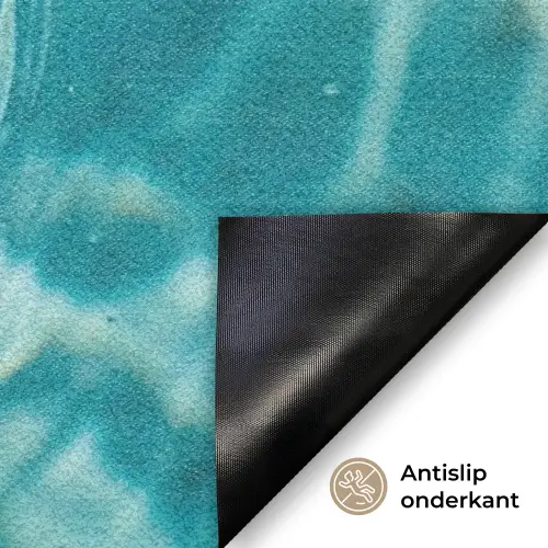 Kokosnoot - Water - Wit Deurmat klein -antislip_NL