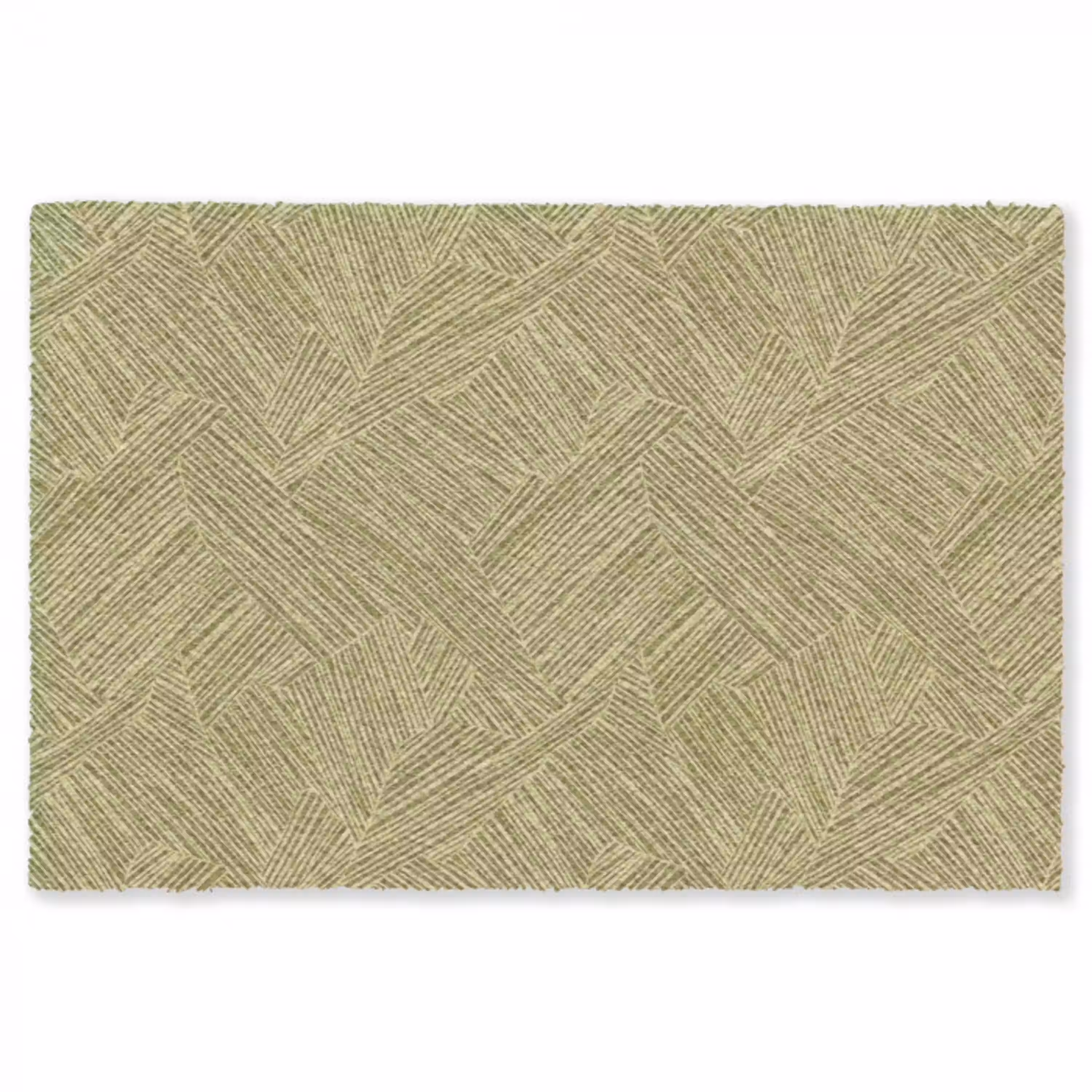 Abstract - Modern - Groen Vloerkleed Rechthoek klein 1091 -3d