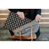 Modern - Geometrisch - Zwart laptophoes neopreen klein 279 -tas