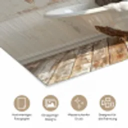 Ezel - Dieren - Badkuip - Schuim poster papier klein -tcloseup_DE